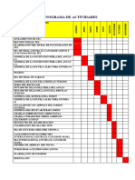 Cronograma de Actividades