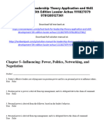 Leadership Theory Application and Skill Development 5Th Edition Lussier Test Bank Full Chapter PDF