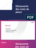 15 DécouverteMotDePasse - 5SOA