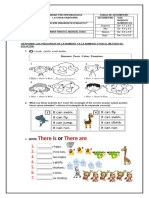 Evaluación Diagnostica Inglés 2°