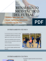 Entrenamiento Técnico Táctico Del Futsal