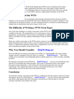 World Trade Organization Term Paper