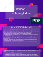 WWW I Web Preglednici