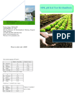 NPK PH Test Kit For Soil