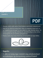 Quarter 2 Esp 9 Lesson 1 Karapatan at Tungkulin NG Tao