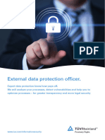 Tuv Rheinland External Data Protection Officer Flyer en