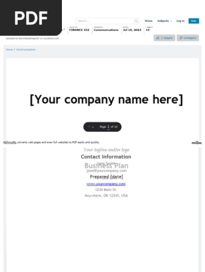 Shark Tank Business Plan
