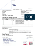 Local Purchase Order: PURCH/05/01/11