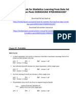 Statistics Learning From Data 1St Edition Roxy Peck Test Bank Full Chapter PDF