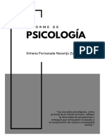 Psicología: Informe de