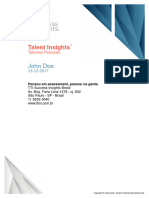 Talent Insights - Talentos Pessoais