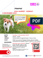 We Are Microchipping at Camp Delta On Sunday 5 November 2023