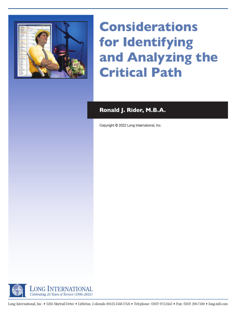 Long Intl Considerations For Identifying and Analyzing The Critical ...