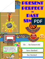TEENS 5 Present Perfect Vs Past Simple Basketball Game