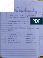 Electrochemistry