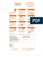 Calendario Laboral de Cantabria 2024 en PDF para Imprimir