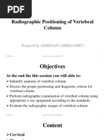 Cervical Spine X-Ray Positioning Guide | PDF | Vertebral Column ...