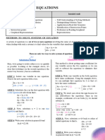 Systems of Equations