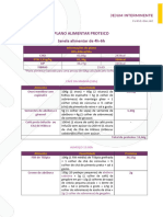 Plano Alimentar Protéico