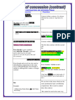 Clauses of Concession (Contrast)