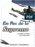 Oswald Chambers en Pos de Lo Supremo - Clásico Devocional Diario X Eltropical