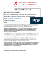B-Tree and Trees Research Paper