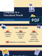 Group 1 Language in A Glocalized World