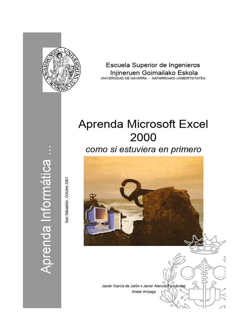 Guía Completa de Excel 2000 | PDF | Microsoft Excel | Hoja de cálculo