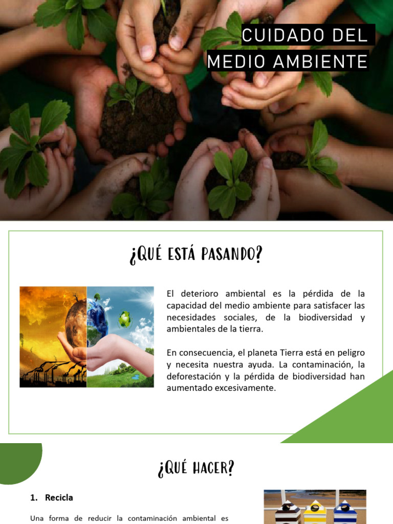 Estrategias para Cuidar el Medio Ambiente | PDF | Residuos | Contaminación