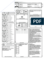 Ficha DD 5e Hazzul - lvl5