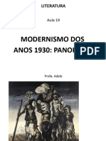 Modernismo Dos Anos 1930: Panorama: Literatura