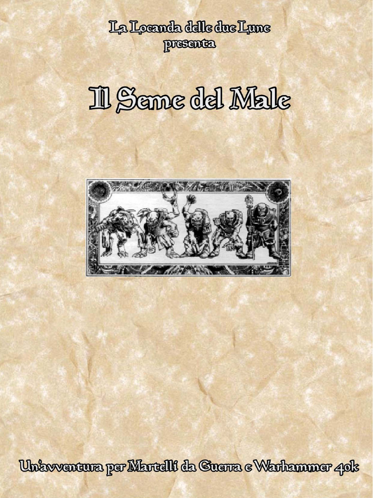 WFRP Avventure Seme | PDF