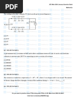 Current Electricity - JEE Main 2024 January Question Bank - MathonGo