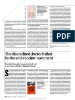 The Discredited Doctor Hailed by The Anti-Vaccine Movement: Books & Arts