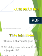 3.3 Kĩ Năng Phan Hoi