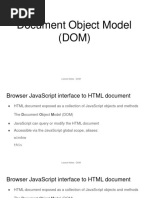 Document Object Model (DOM)
