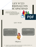 Ley 223 Personas Con Discapacidad