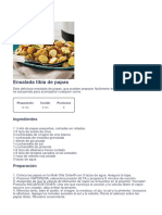 Receta Ensalada Tibia de Papas