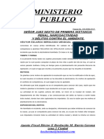 100. FISCAL APELA RESOLUCIÓN DE DECLINATORIA INCIDENTE