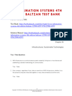 M Information Systems 4Th Edition Baltzan Test Bank Full Chapter PDF