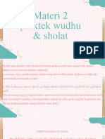 Materi 2 (Praktek Wudhu Dan Shalat)