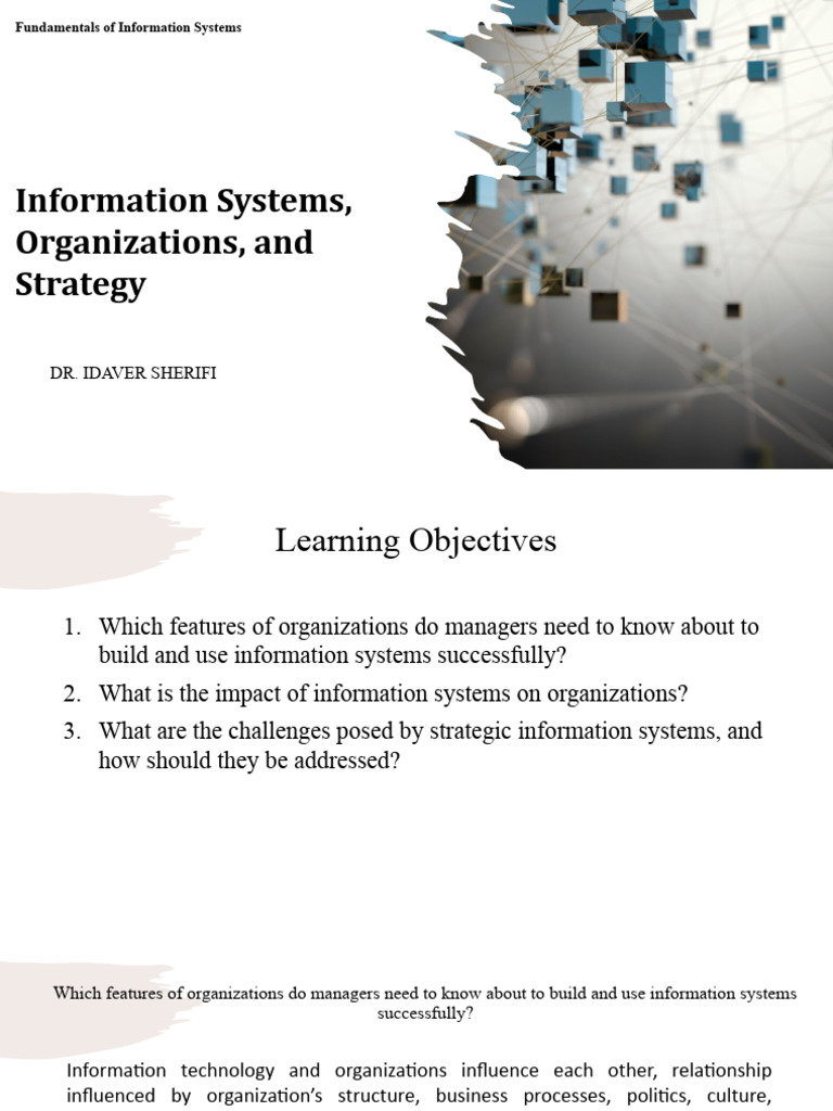 Information Systems in Organizations | PDF | System | Information