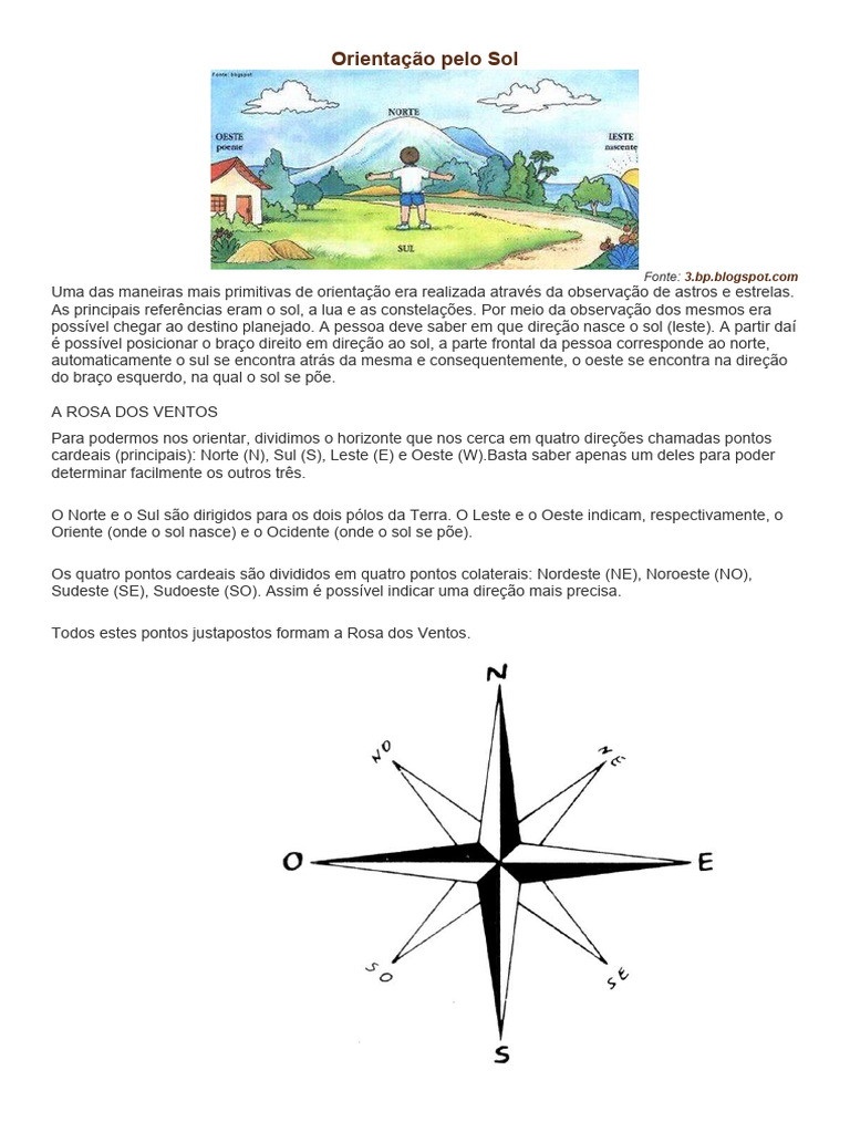 Orientação Pelo Sol | PDF