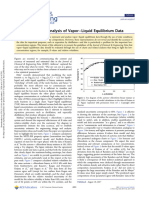 Guidelines For The Analysis of Vapor Liquid Equilibrium Data