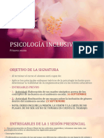 Psicología Inclusiva Primer Sesión