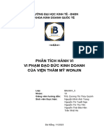 Nhóm 10 - Viện Thẩm Mỹ Wonjin