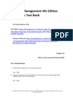 M Management 4Th Edition Bateman Test Bank Full Chapter PDF