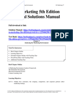 M Marketing 5Th Edition Grewal Solutions Manual Full Chapter PDF