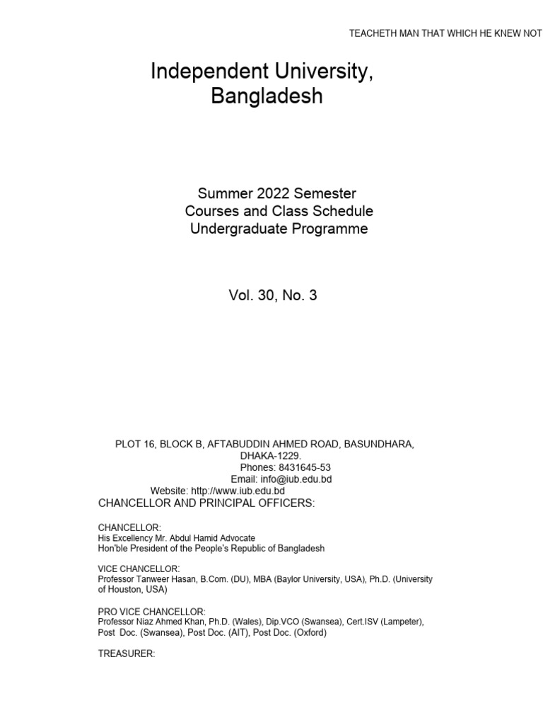 GreenBook Su22 | PDF | University And College Admission | Course Credit