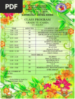 Lily Class Program